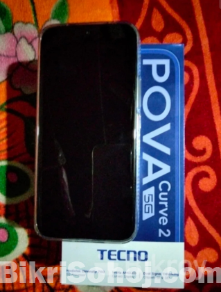 Tecno pova curve2 5g,used phone,